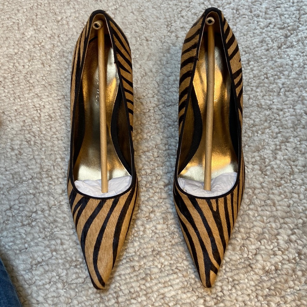 Stunning Nine West ‘Camel hair’ pumps.  Worn once
